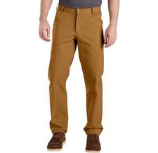CARHARTT MENS RUGGED FLEX RELAXED FIT UTILITY DUCK WORK PANTS SIZE 42X32 NWT