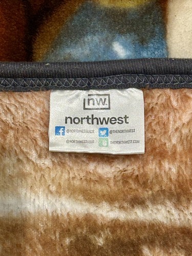 Northwest Company Wild Horses Throw Blanket by Victoria Wilson-Schultz 48”x58” - Picture 5 of 9