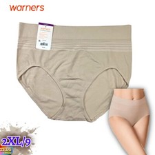 NWT Warner's Women 2XL No Pinches No Problems Seamless Brief Underwear RS1501P