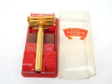 2D VALET Auto Strop Razor Set w/ Case Razors Case Vintage