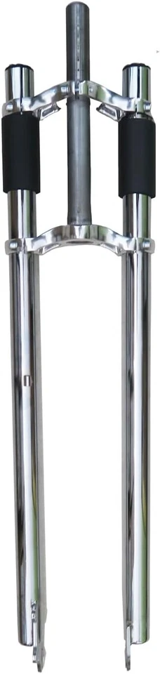 CDH 1" Threaded Triple Tree Non Suspension Bike Fork 26"&Headset fit 26x3.5 Tire - Image 3 of 4