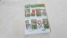 Easy Home Decorating Simplicity 5952 Designer Chair Covers and Chair Pads UNCUT
