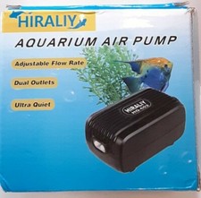 Aquarium Air Pump Adjustable Flow Open Box