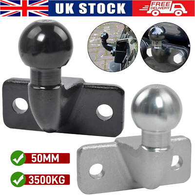 50mm Heavy Duty Tow Ball For Standard Tow Bar Hitch High Reach Trailer