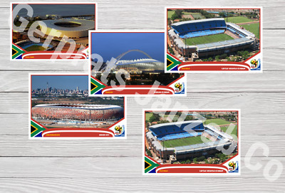 10 Postkarten WM 2010 Südafrika FIFA FOOTBALL STADION Fußball ESTADIO