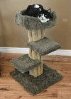 PREMIER CAT PLAY TREE , 33" TALL 1 COLOR - FREE SHIPPING IN THE UNITED STATES