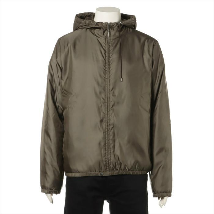 GUCCI Authentic Nylon Jacket Blouson Color Khaki Wear For GUCCI Authentic Nylon Jacket Blouson Color Khaki Wear For