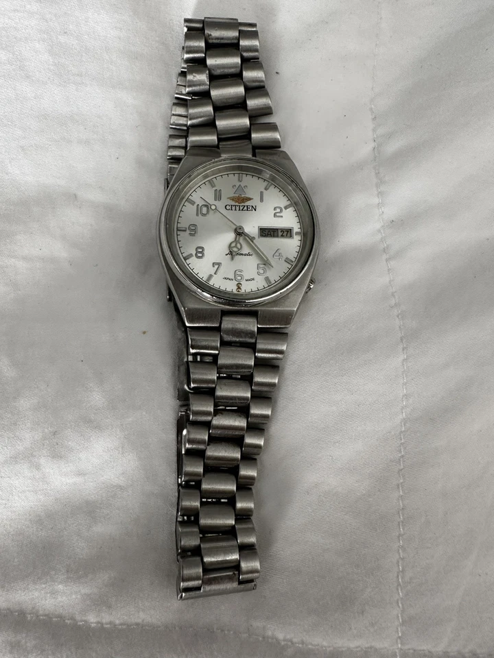 Reloj Automático Vintage Citizen Fecha-Día Acero Inoxidable 21 Joyas Foto 2 de 4