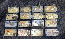 (16) Safe Deposit Box Locks Locksmith S&G Diebold Greyfield Bank Renter Keys