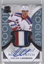 2015-16 Upper Deck The Cup Rookie 155/249 Oscar Lindberg #193 Patch Auto 0a1