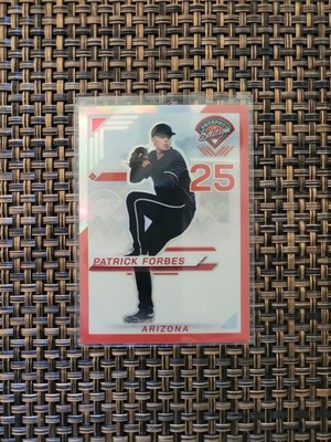 2025 Panini Prospect Edition - Patrick Forbes #118 Red Prizm /199 (RC) Arizona 