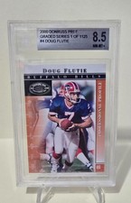 2000 Donruss Preferred DOUG FLUTIE *PROFILE* /1125 Bills graded BGS 8.5