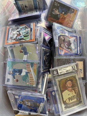 100 Count Baseball Card Mystery Lot Hit Baseball Cards, RC s, Rare, Vintage, New