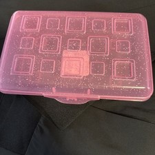 Sterilite Small Pencil Box Plastic, Neon Pink