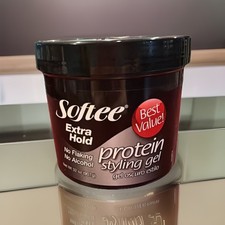 Softee Extra Hold Protein Styling Gel Extra Large 32oz No Flaking Alcohol With