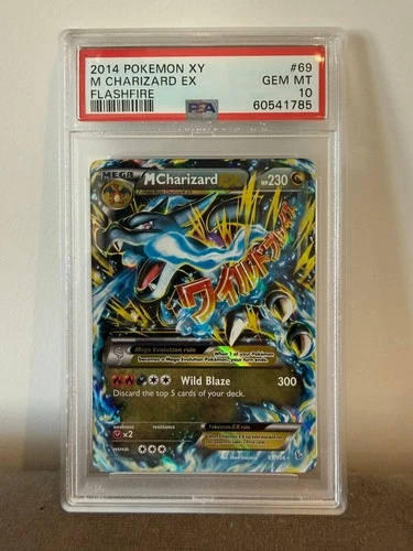 2014 POKEMON XY FLASHFIRE #69 M CHARIZARD EX PSA 10