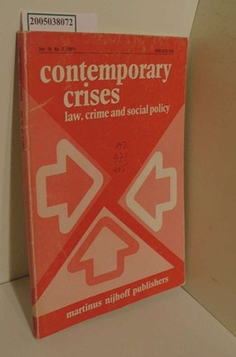 contemporary crises / law, crime and social policy / Vol. 10 / No. 3 / 1987 Cohe