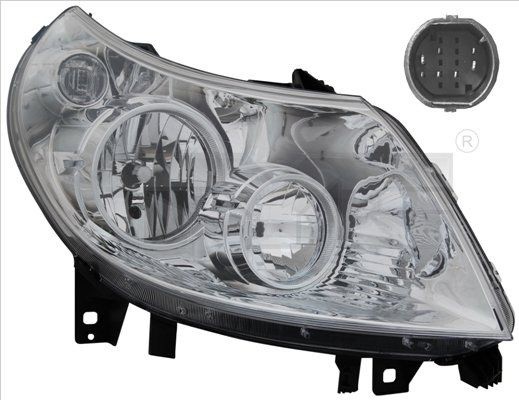 Hauptscheinwerfer Rechts FüR Fiat Peugeot Ducato Boxer Jumper CitroËN Tyc-image
