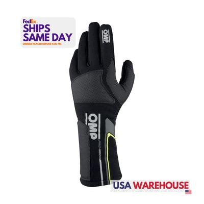 #ad Omp IB0 0758 B01 071 XL Pair of PRO MECH EVO GLOVES BLAC K TG. XL FIA 8856 2018 C $350.94
