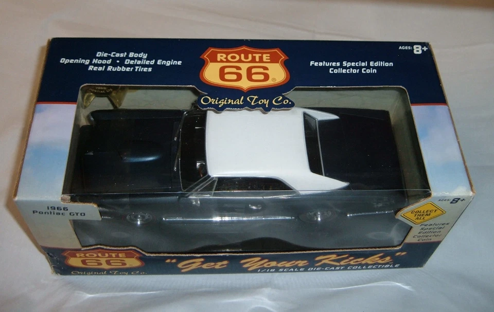 Route 66 1966 Pontiac GTO 1:18 Scale Die Cast Collectible NIB - Image 2 of 3