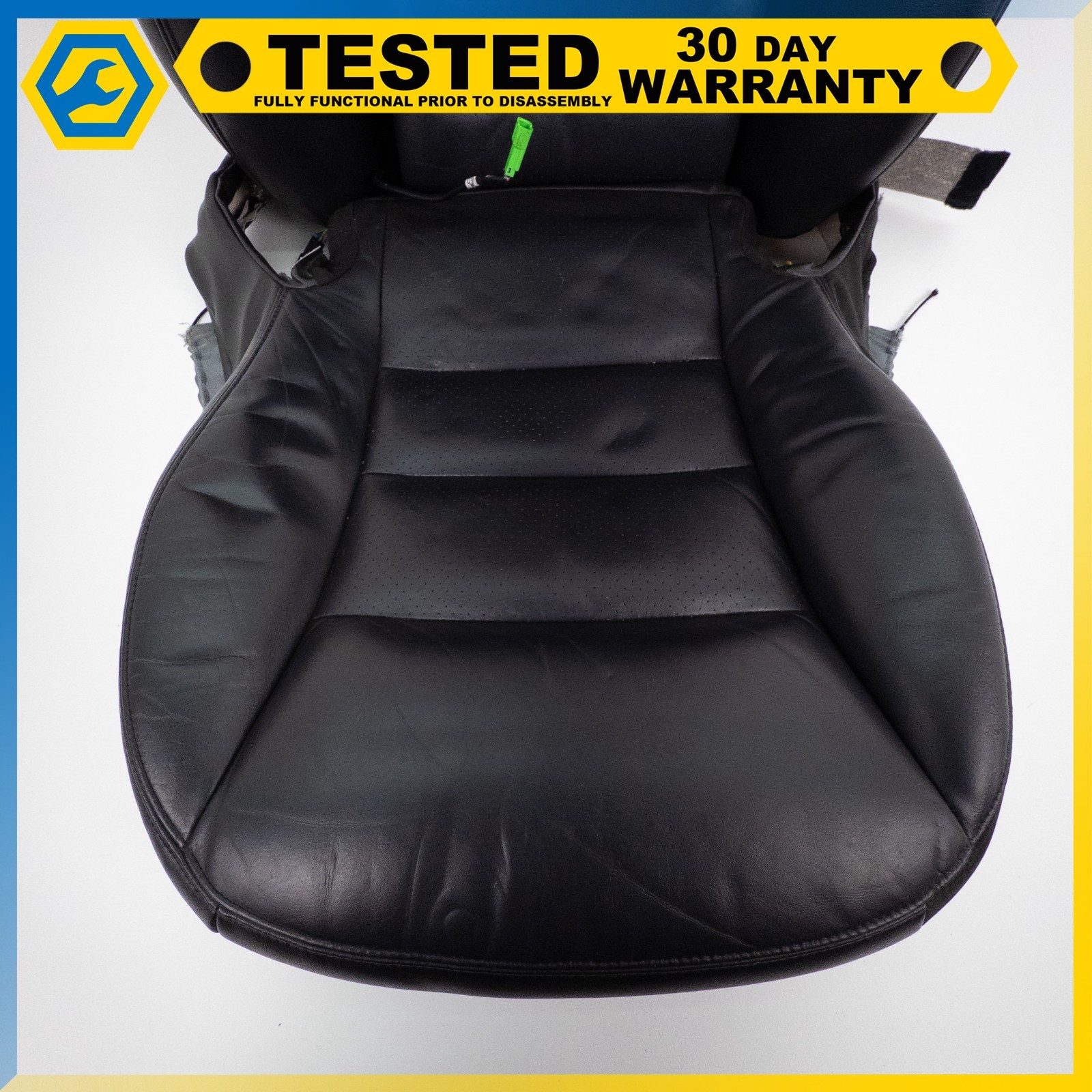 05-13 CHEVROLET CORVETTE C6 FRONT RIGHT PASSENGER UPPER LOWER SEAT CUSHION OEM