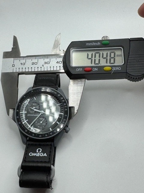 Reloj Swatch Hombre OMEGA Speedmaster Edición 'Misión a la Luna' Batería Nueva Foto 3 de 4