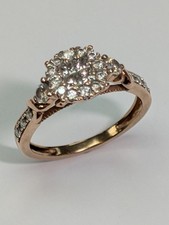 9CT GOLD DIAMOND RING