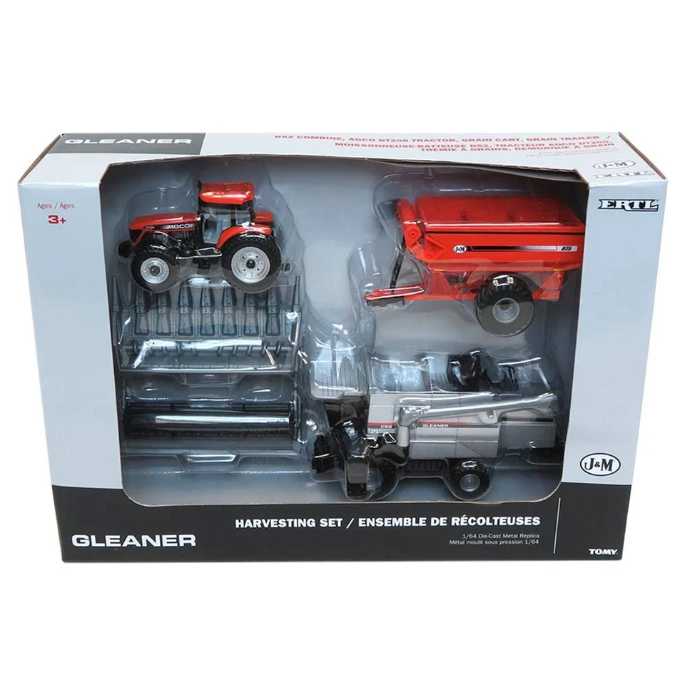1/64 Harvesting Set Gleaner C62 Combine AGCO DT200 J&M 875 Grain Cart ERT16299 - Image 2 of 2