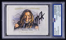 Miesha Tate Signed 2016 Upper Deck Goodwin Champions Card #64 (PSA) MMA UFC Auto