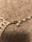 Vintage Faux Pearl Collar Choker/Necklace, Scalloped Design — photo 3