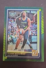 2025 DONRUSS WNBA Teaira McCowan Green Shimmer Wings #57 SP