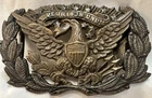 Early Eagle Officer Civil War Belt Buckle. Nice Wear And Patina. Original