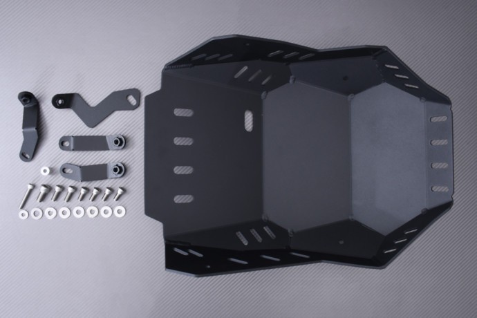 Protection carter Ducati MTS V4 Pikes Peak 2025-2026 contre les impacts sabot alu 4mm X-TRAVEL