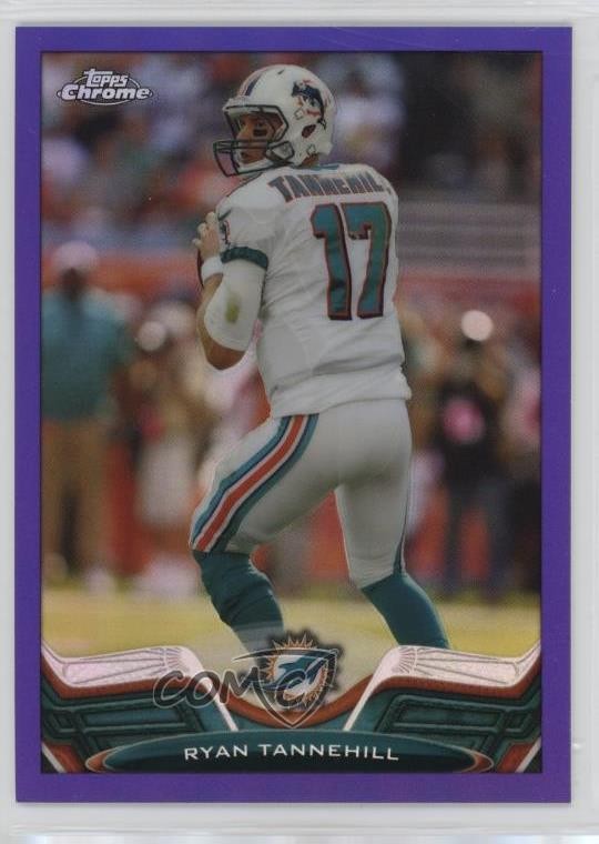 2013 Topps Chrome Retail Purple Refractor 115/499 Ryan Tannehill #176 8r6