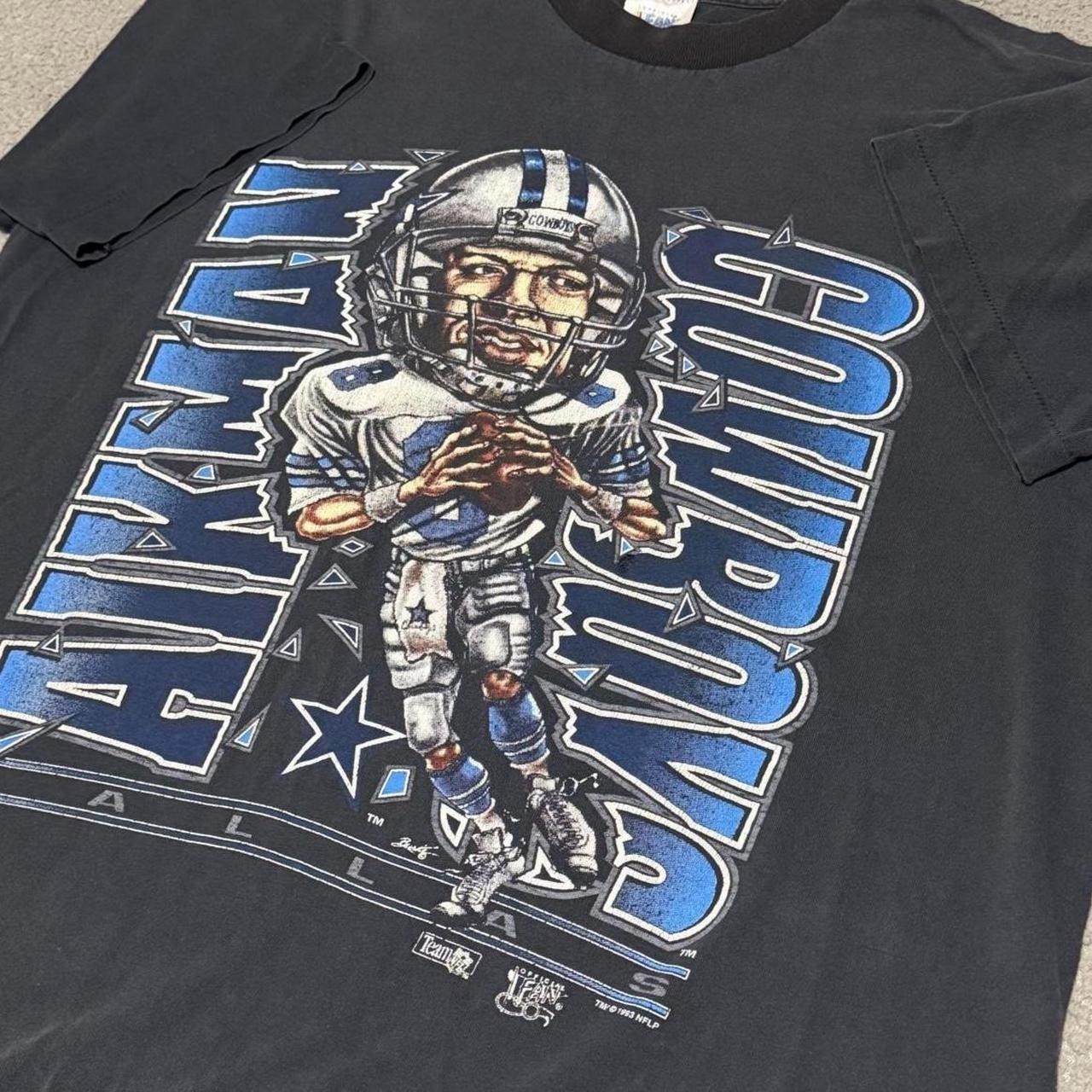 Troy aikman cowboys shirt  black color VK14400
