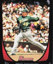 2011 Bowman #51 Brett Anderson