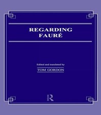 Regarding Faure by Tom Gordon (English) Paperback Book