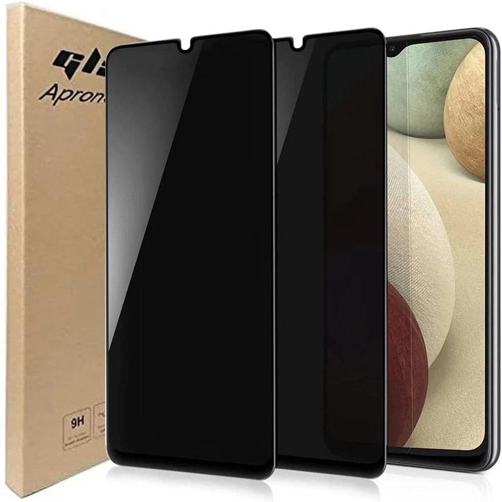 2 pzs protector pantalla privacidad Samsung vidrio templado reflejos ni burbujas