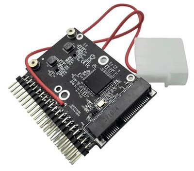 MSATA SSD to 3.5/2.5 IDE 40Pin/44pin IDE Converter Adapter Card for PC laptop