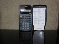 Texas Instruments Scientific TI-30XA  Case & Instructions