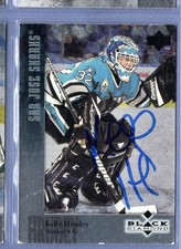 1997-98 Upper Deck * Black Diamond * Kelly Hrudey * Signed Card #62