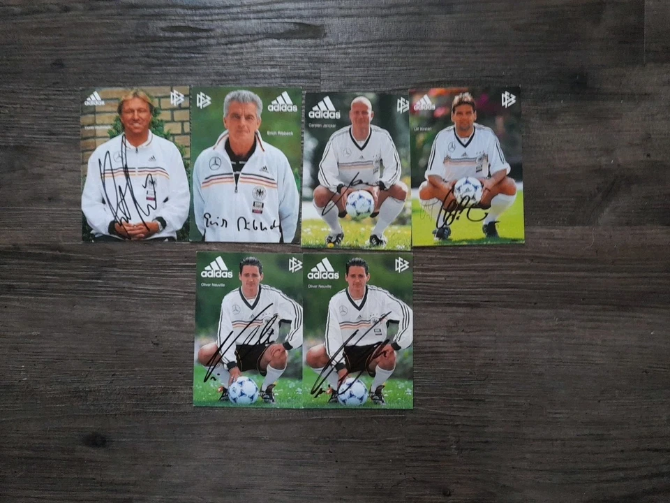 DFB Autogrammkarten WM/EM VERSCHIEDENE ORIGINAL SIGNIERT - Bild 2 von 3