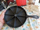 Vintage Lodge? or  BMR? Cast Iron Cornbread Skillet 8-Wedge  NO RESERVE