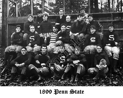 NCAA PIFA 1899 Penn State Football Team Photo Black & White 8 X 10 Photo Pic