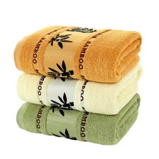 Set of 1/4/6 Bamboo Fiber Towels Sets Home Bath Towels Adults Face Towel Thick A