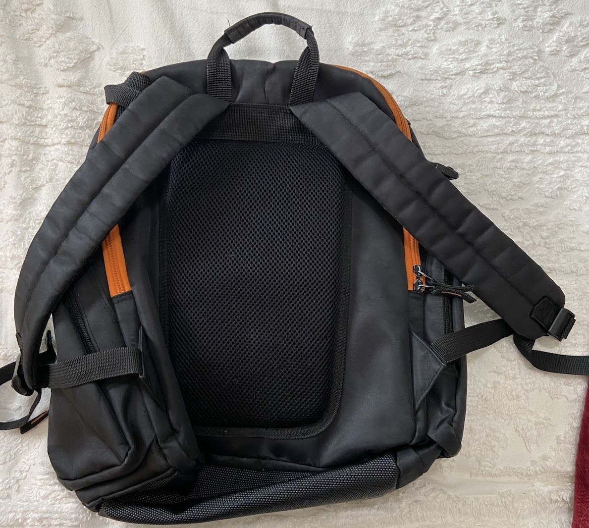 Harley Davidson Black Embroidered Baby Gear Backpack  Nice Condition