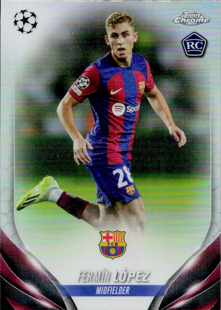 Fermin Lopez 2023-24 Topps Chrome UCC Refractor RC #38