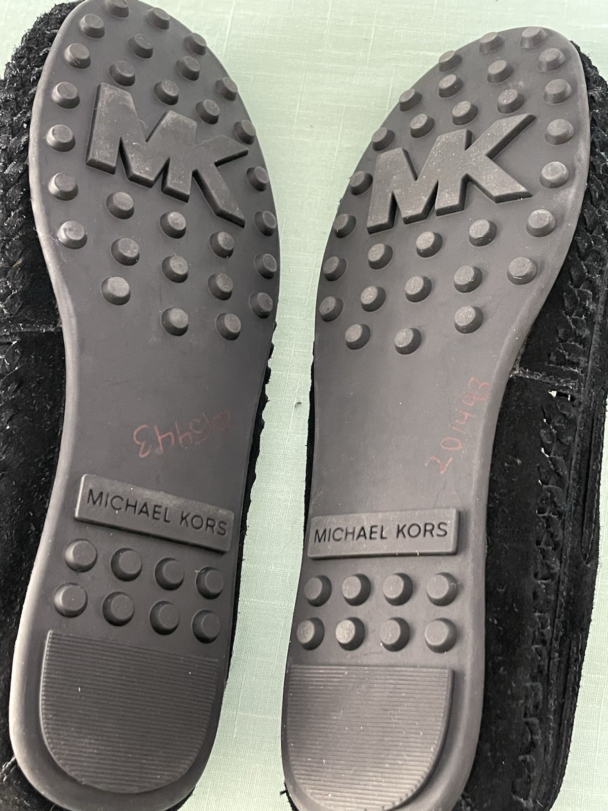 Michael Kors  Shoes Black Suede With Open Sides Size 7M thumbnail 4