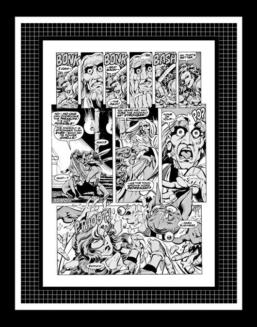 Bryan Hitch Sensational She-Hulk #13 Rare Production Art Pg 19 Monotone