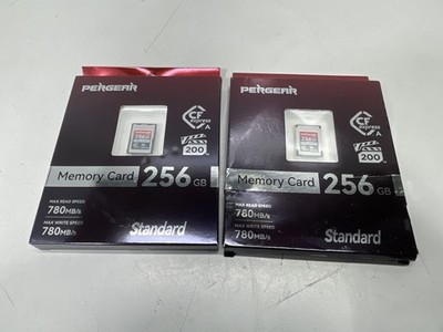 (2 Pack) Pergear 256GB CFexpress Type A Memory Card (VPG200) New